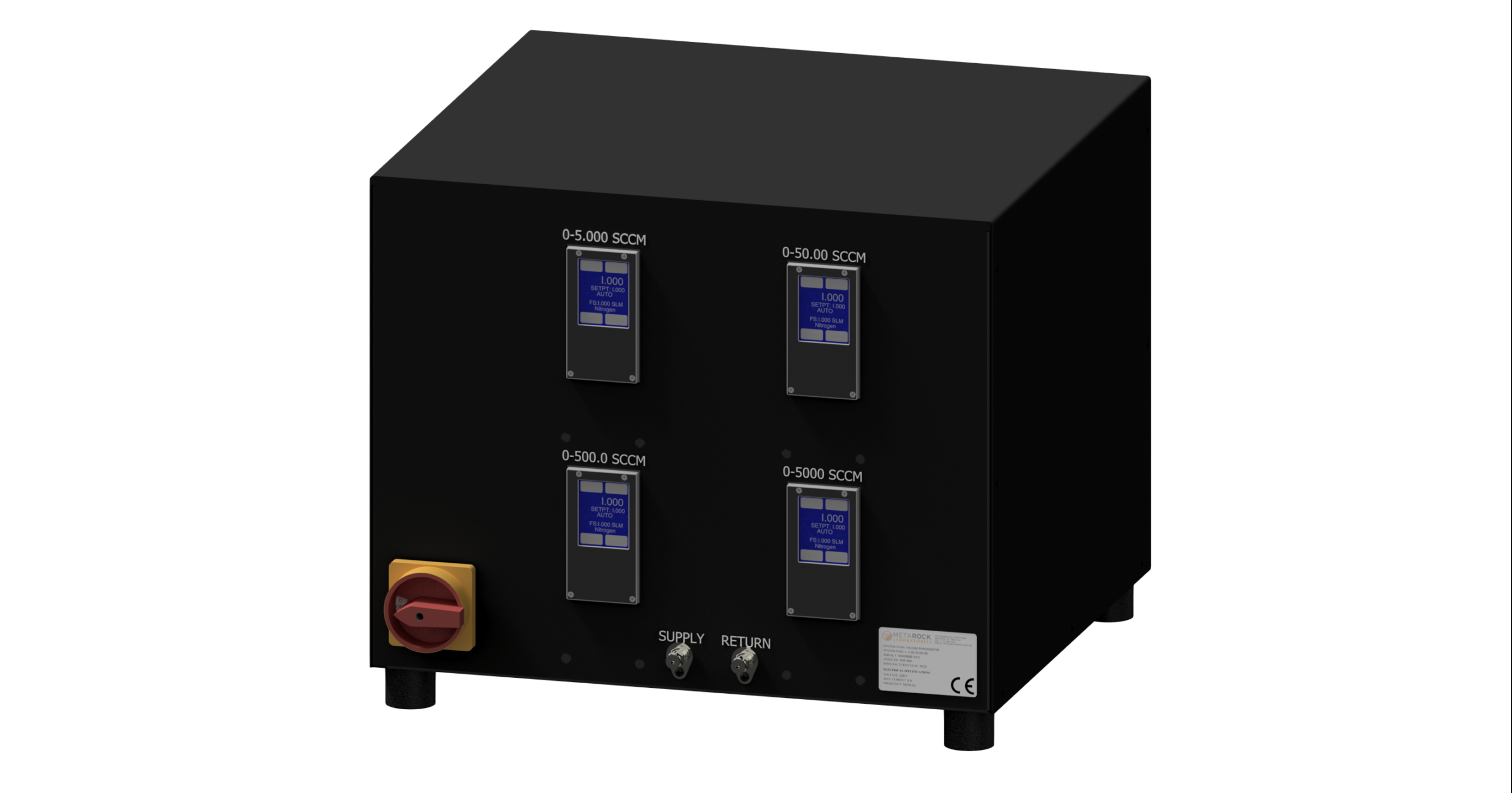 Steady-State Gas Permeameter - Detail