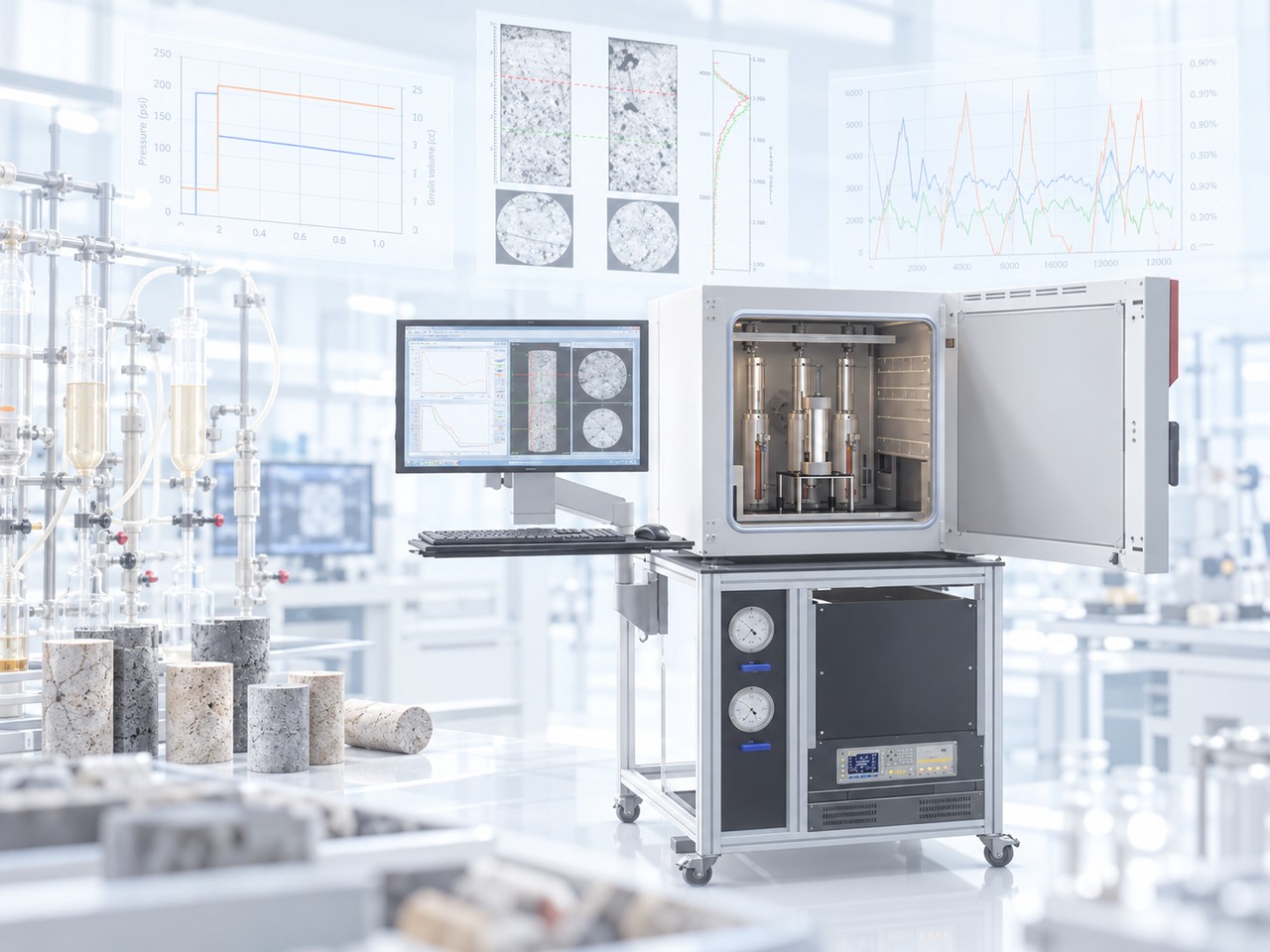 Routine core analysis in the MetaRock laboratory